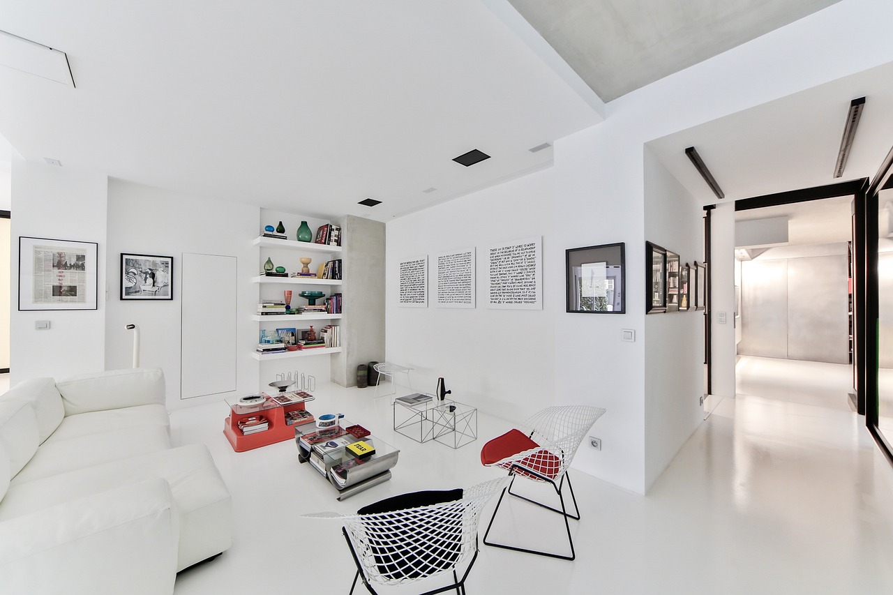 Scandinavische lichten vullen woonkamer met warmte. Scandinavische lichten vullen woonkamer met warmte.